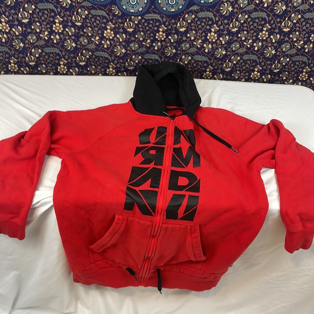 Red and black armada sweatshirt